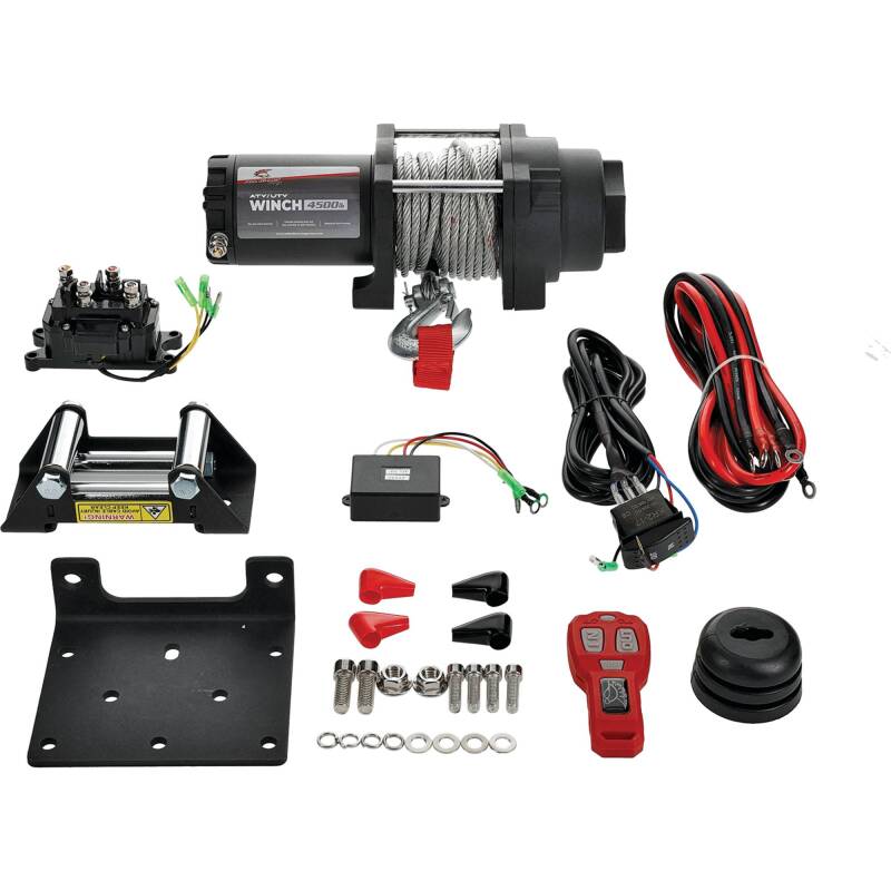 All Balls Racing 4500lb Winch - Cable-tuningsupply.com