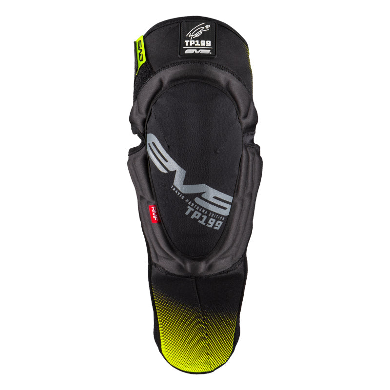 EVS TP199 Knee/Shin Guard Pair Black/Hi Viz - 2XL-tuningsupply.com