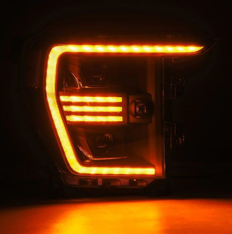 

AlphaRex  - ARX880293 - AlphaRex 21-22 Ford F150 PRO-Series Projector headlights Black w/Activ Light/Seq Signal - Shipped in Europe - Tuningsupply.com
