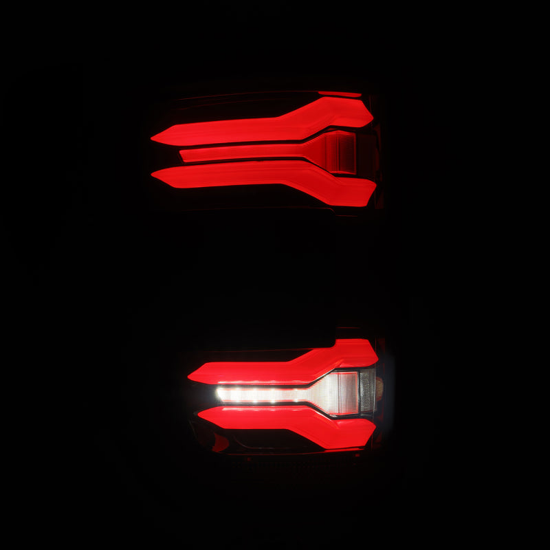 

AlphaRex 653038 - ARX653038 - AlphaRex 24-25 Ford F-150 LUXX LED Taillights Blk-Red Activ Light/Seq Signal - Smoked Lens - Shipped in Europe - Tuningsupply.com
