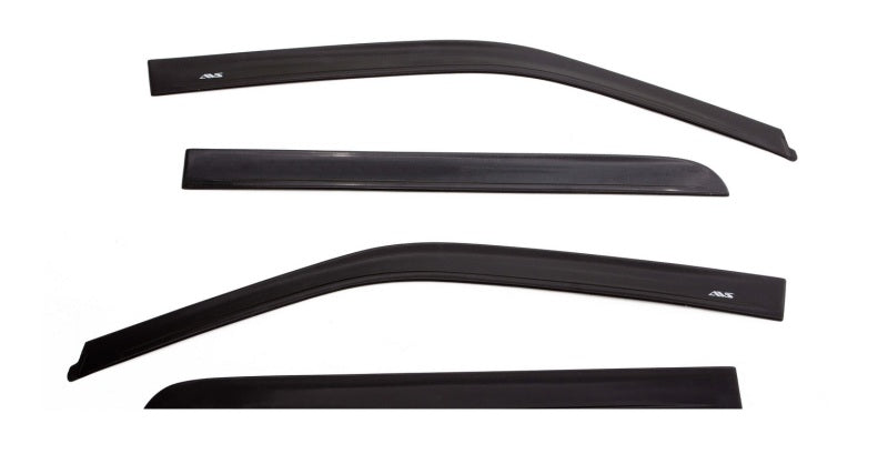 AVS 09-18 Dodge RAM 1500 Quad Cab Ventvisor In-Channel Window Deflectors 4pc - Matte Black-tuningsupply.com