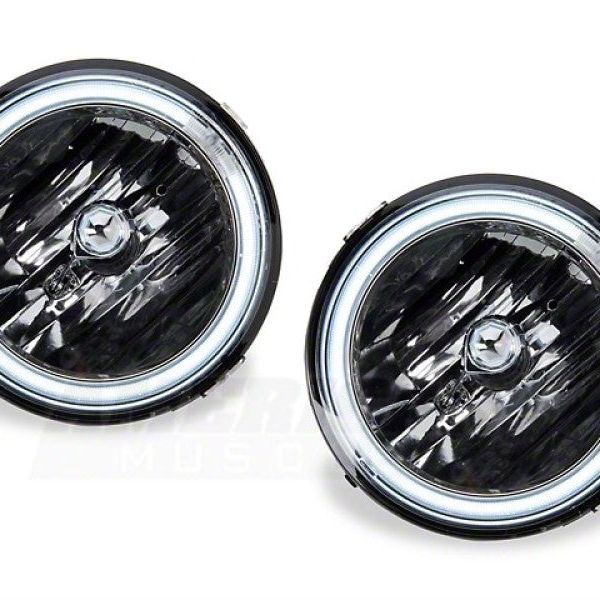 Raxiom 05-12 Ford Mustang GT LED Halo Fog Lights (Chrome)