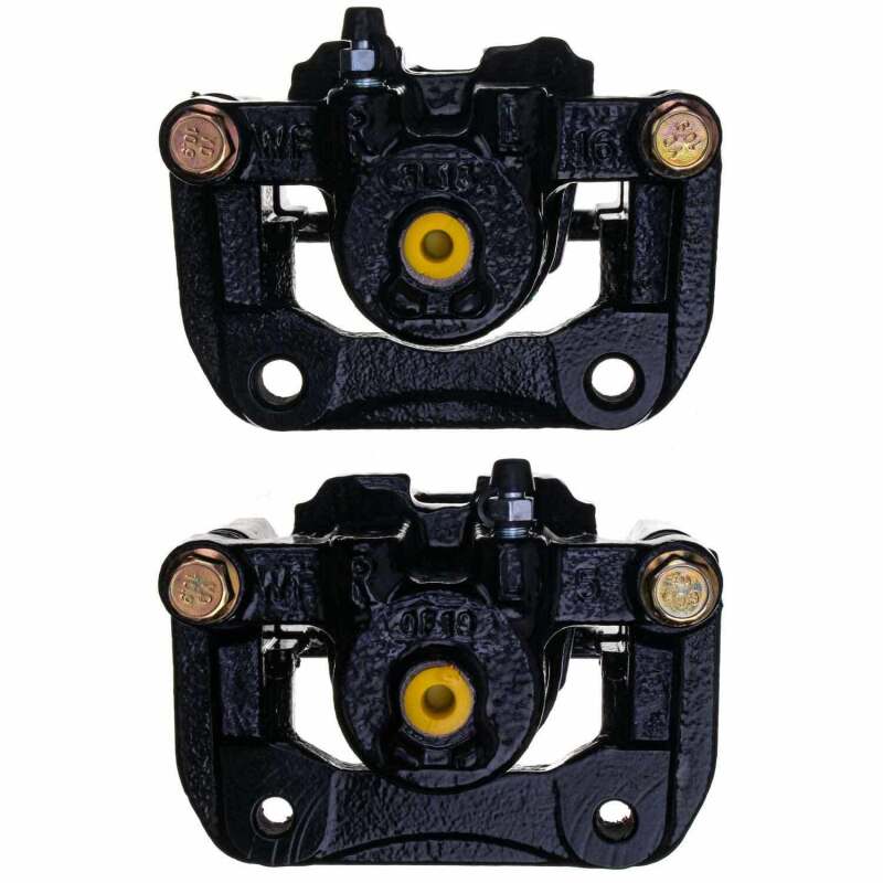 Power Stop 01-03 Acura CL Rear Black Caliper - Pair w/Bracket-tuningsupply.com