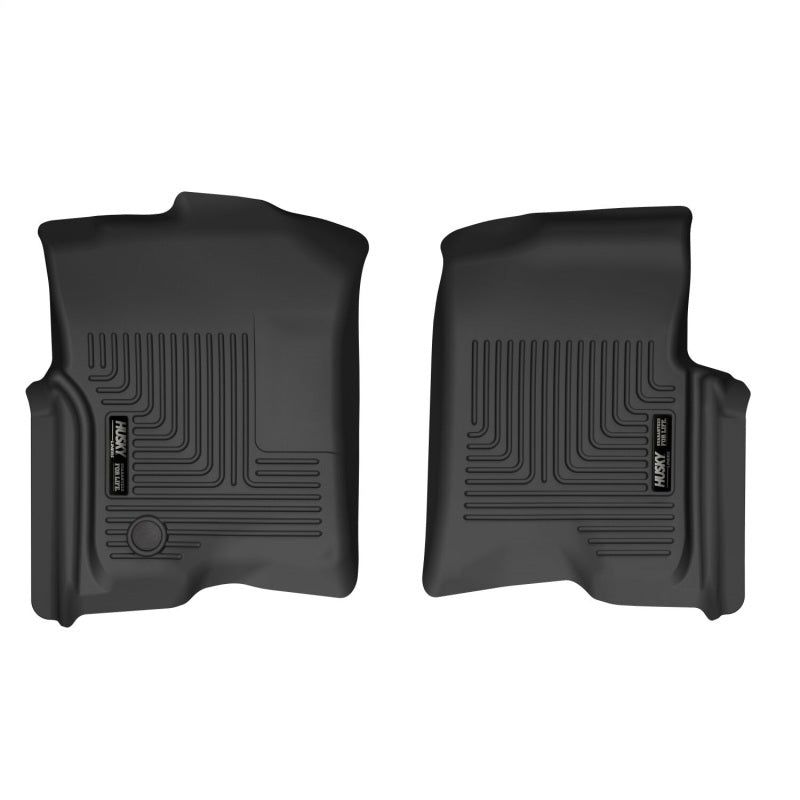 Husky Liners 04-08 Ford F-150 SuperCrew Cab X-act Contour Front Floor Liner (Black)-tuningsupply.com