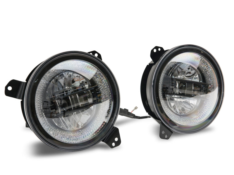 

Raxiom J133763 - RAXJ133763 - Raxiom 18-22 Jeep Wrangler JL/JT Axial Series LED Headlights- Black Housing (Clear Lens) - Shipped in Europe - Tuningsupply.com
