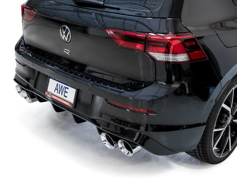 

AWE Tuning 3020-42658 - AWE3020-42658 - AWE MK8 Volkswagen Golf R 3in Track Edition Quad Exhaust - Chrome Silver Tips - Shipped in Europe - Tuningsupply.com
