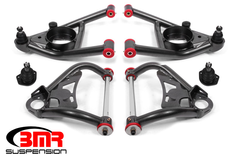 
  

BMR Suspension AA033H - BMRAA033H - BMR 64-72 A-Body Upper And Lower A-Arm Kit - Black Hammertone - Shipped in Europe - Tuningsupply.com

