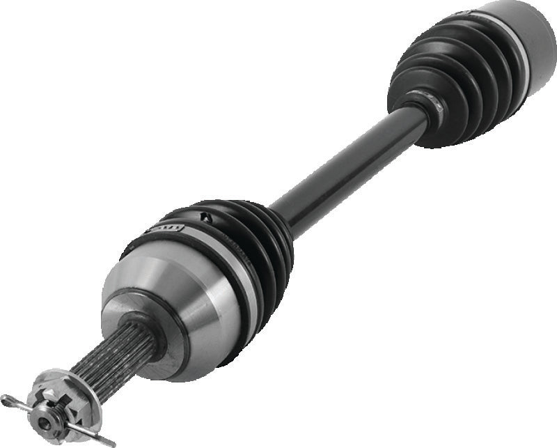 QuadBoss 10-14 Polaris Ranger 400 4x4 Front Left Replacement Axle-tuningsupply.com