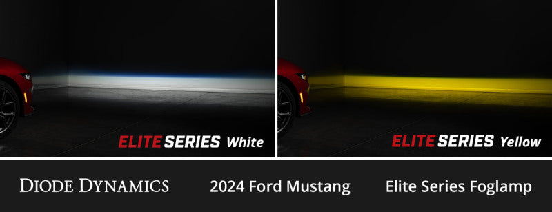 Diode Dynamics 2024 Ford Mustang GT Elite Series Add-On Fog Lamp Kit White-tuningsupply.com