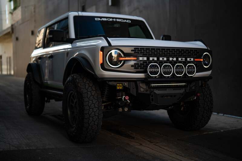 

DV8 Offroad BE7RW108W-H - DVEBE7RW108W-H - DV8 Offroad 7in Halo Elite Round Light w/ Accent Halo - White/Amber - Shipped in Europe - Tuningsupply.com
