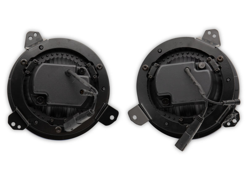 

Raxiom J142668 - RAXJ142668 - Raxiom 18-22 Jeep Wrangler JL/JT Axial 9-Inch LED Headlights w/RGB Halo- Black Housing (Clear Lens) - Shipped in Europe - Tuningsupply.com
