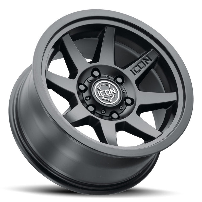 

ICON 1917859057SB - ICO1917859057SB - ICON Rebound 17x8.5 6x5.5 25mm Offset 5.75in BS 95.1mm Bore Satin Black Wheel - Shipped in Europe - Tuningsupply.com
