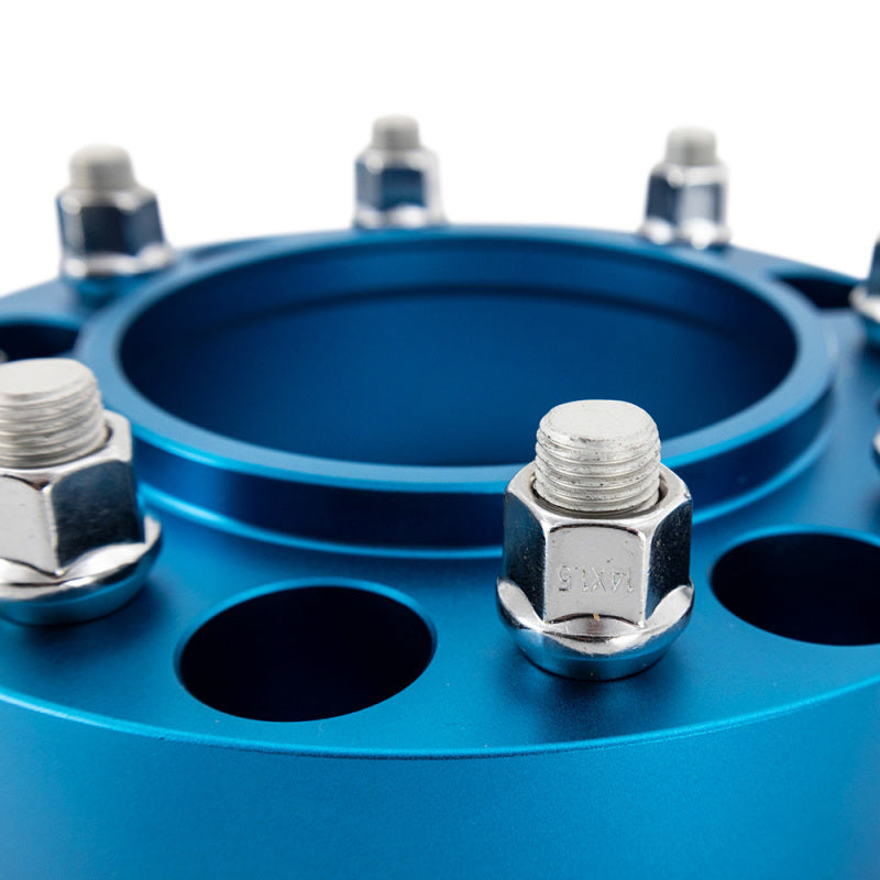 Borne Off-Road Wheel Spacers - 6x139.7 - 78.1 - 25mm - M14x1.5 - Blue-tuningsupply.com