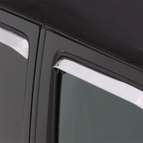 AVS 77-85 Buick Lesabre Ventshade Front & Rear Window Deflectors 4pc - Stainless-tuningsupply.com