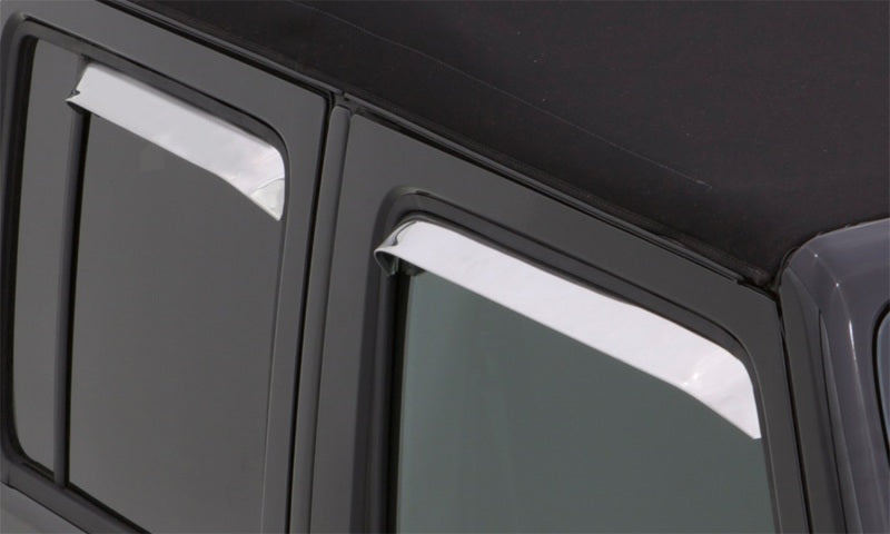 AVS 77-84 Buick Electra Ventshade Front & Rear Window Deflectors 4pc - Stainless-tuningsupply.com