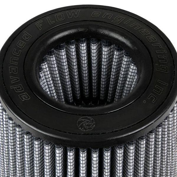 aFe Magnum FLOW Pro DRY S Universal Replacement Air Filter F-4in. / B-6in. / T-4.5in. (Inv) / H-6in.-tuningsupply.com