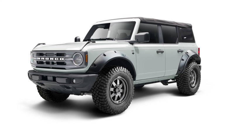 
  

Bushwacker  - BUS20960-02 - Bushwacker 2021+ Ford Bronco 4-Door Pocket Style Flares 4pc - Black - Shipped in Europe - Tuningsupply.com

