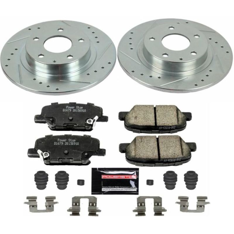 Power Stop 14-15 Mazda 6 Rear Z23 Evolution Sport Brake Kit-tuningsupply.com