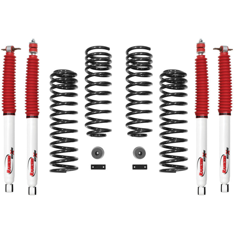 
  

Rancho  - RHORS66118BR5 - Rancho 07-17 Jeep Wrangler Front and Rear Suspension System - Master Part Number / One Box - Shipped in Europe - Tuningsupply.com

