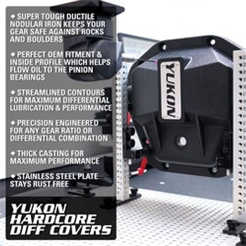 Yukon Gear 97-17 Ford E150 9.75in Rear Differentials Hardcore Cover-Diff Covers-Yukon Gear & Axle-YUKYHCC-F9.75-SMINKpower Performance Parts