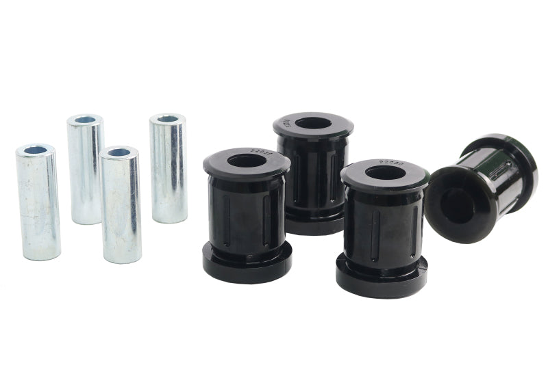 
  

Whiteline W53666 - WHLW53666 - Whiteline Plus 2012+ Nissan Patrol Front Lower Control Arm Bushing Kit - Shipped in Europe - Tuningsupply.com

