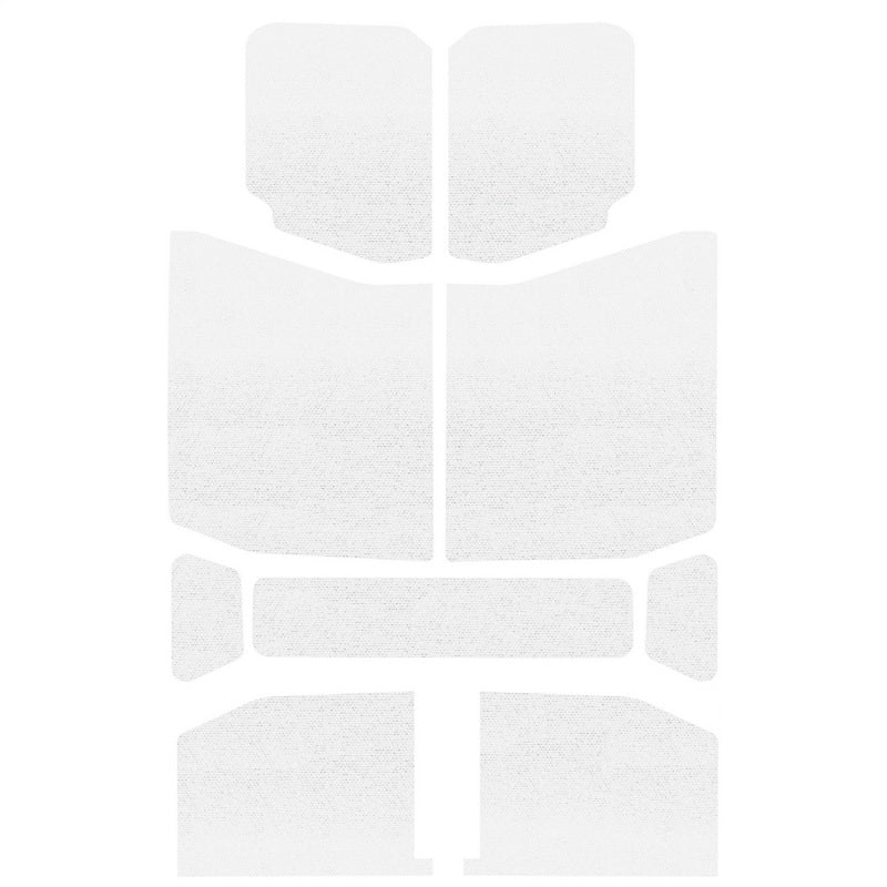 DEI 18-23 Jeep Wrangler JL 4-Door Boom Mat Headliner - 9 Piece - White-tuningsupply.com