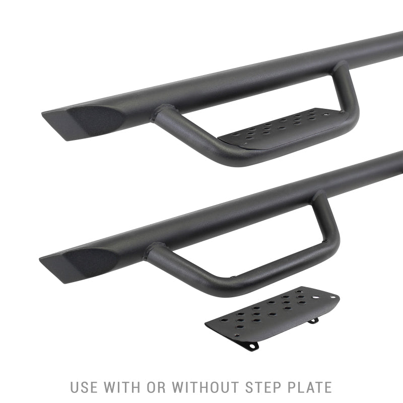 Go Rhino Dominator Xtreme D2 Side Steps 80in. Cab Length - Tex. Blk (No Drill/Mounting Brkt Req.)-tuningsupply.com