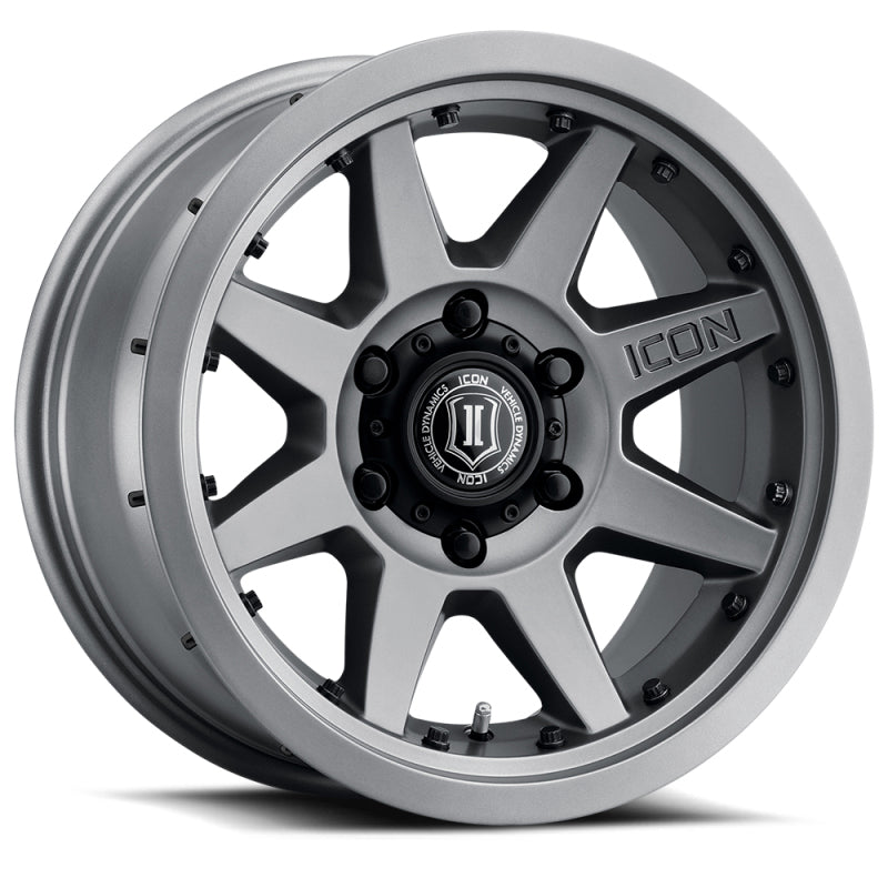 

ICON 21817858547LBTT - ICO21817858547LBTT - ICON Rebound Pro 17x8.5 / 5x5.5 / 0mm / 4.75in BS Titanium Wheel - Shipped in Europe - Tuningsupply.com

