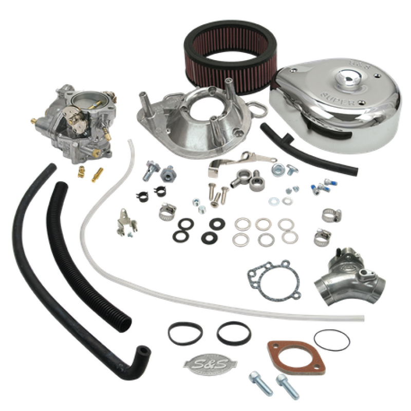 

S&S Cycle 160-1717 - SSC160-1717 - S&S Cycle 1999+ BT Super E Carburetor Kit - Shipped in Europe - Tuningsupply.com
