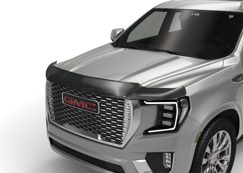 AVS 2021 GMC Yukon High Profile Bugflector II Hood Shield - Smoke-tuningsupply.com