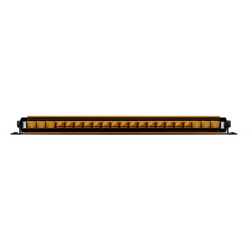 Borne Off-Road Light Bar Cover Single Row 20in Amber-tuningsupply.com