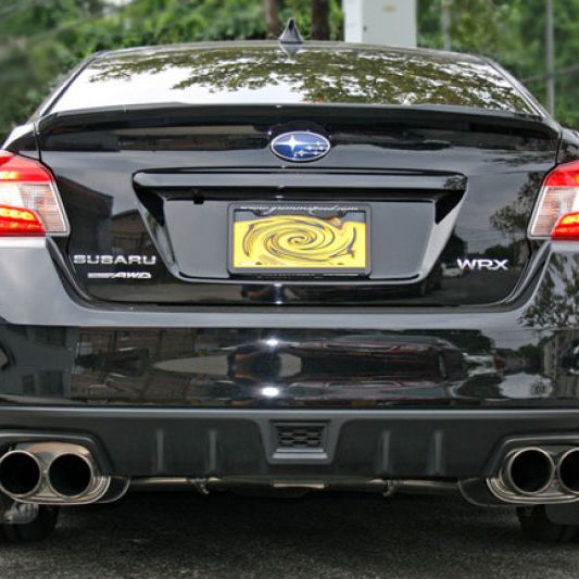 Rally Armor 15-21 Subaru WRX/STI (Sedan ONLY) Black UR Mud Flap w/ Blue Logo-Mud Flaps-Rally Armor-RALMF32-UR-BLK/BL-SMINKpower Performance Parts