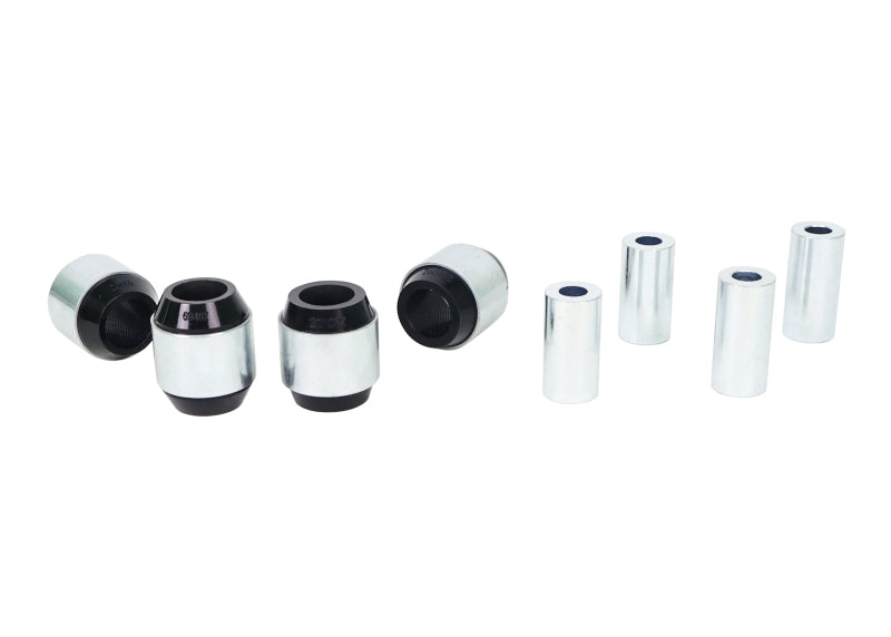 

Whiteline W63646 - WHLW63646 - Whiteline Rear Lower Forward Inner & Outer Bushing Kit - Shipped in Europe - Tuningsupply.com
