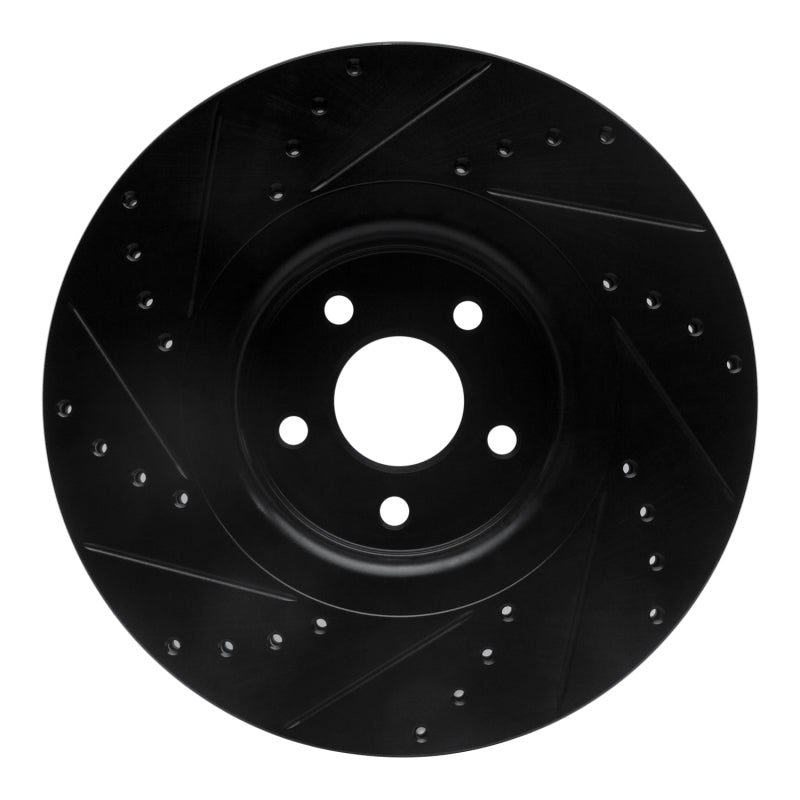 

R1 Concepts 633-54082R - RNC633-54082R - R1 14-18 Ford Focus ST Front Right Drilled & Slotted Black Brake Rotor - Shipped in Europe - Tuningsupply.com
