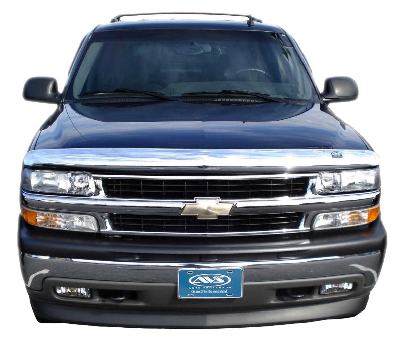 AVS 00-06 Chevy Tahoe High Profile Hood Shield - Chrome-tuningsupply.com