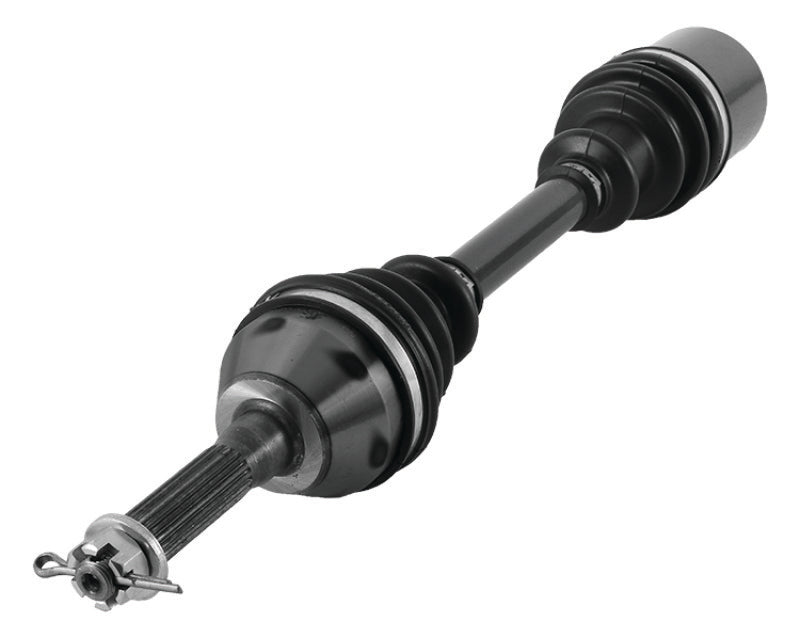 QuadBoss 11-12 Polaris Sportsman 400 HO (02) Front Left Side Rugged Axle-tuningsupply.com