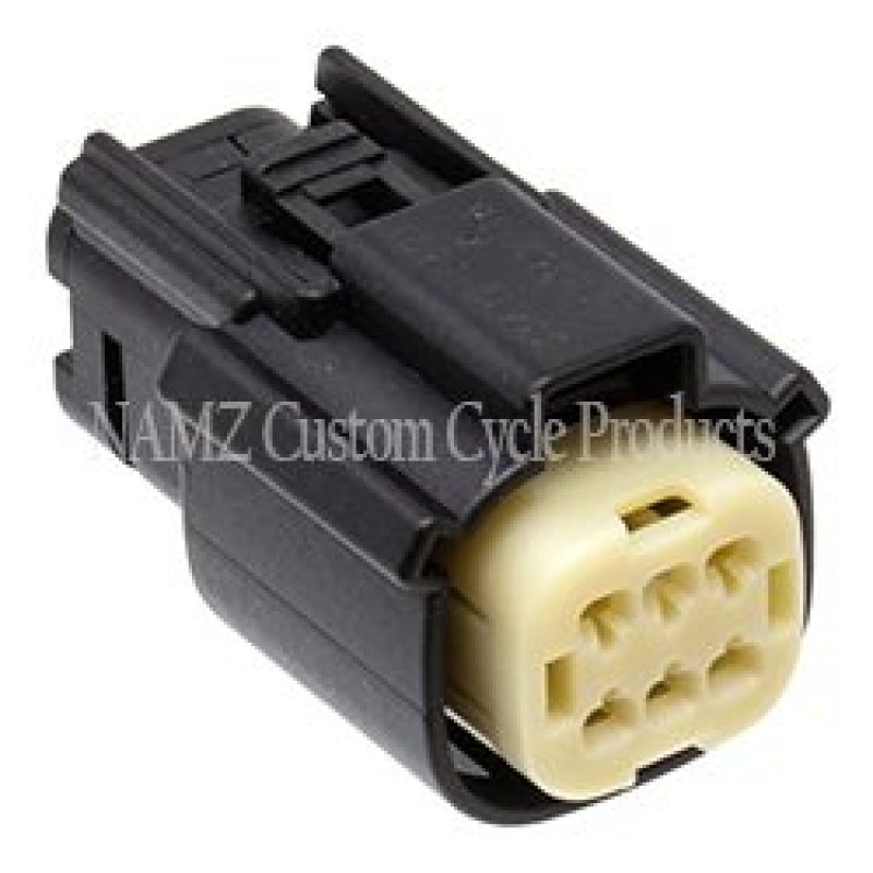 

NAMZ NM-33472-0601 - NAMNM-33472-0601 - NAMZ 07-23 Molex MX-150 6-Position Female Connector R Side Handlebar Control - Black (HD 72414-07BK) - Shipped in Europe - Tuningsupply.com
