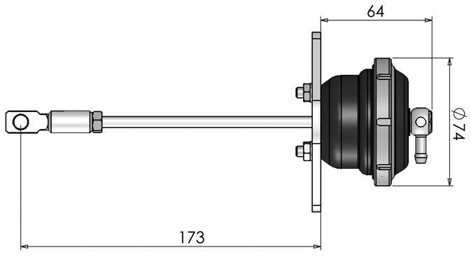 

Turbosmart TS-0601-3242 - TURTS-0601-3242 - Turbosmart IWG75 Mitsubishi EVO 10 24 PSI Black Internal Wastegate Actuator - Shipped in Europe - Tuningsupply.com
