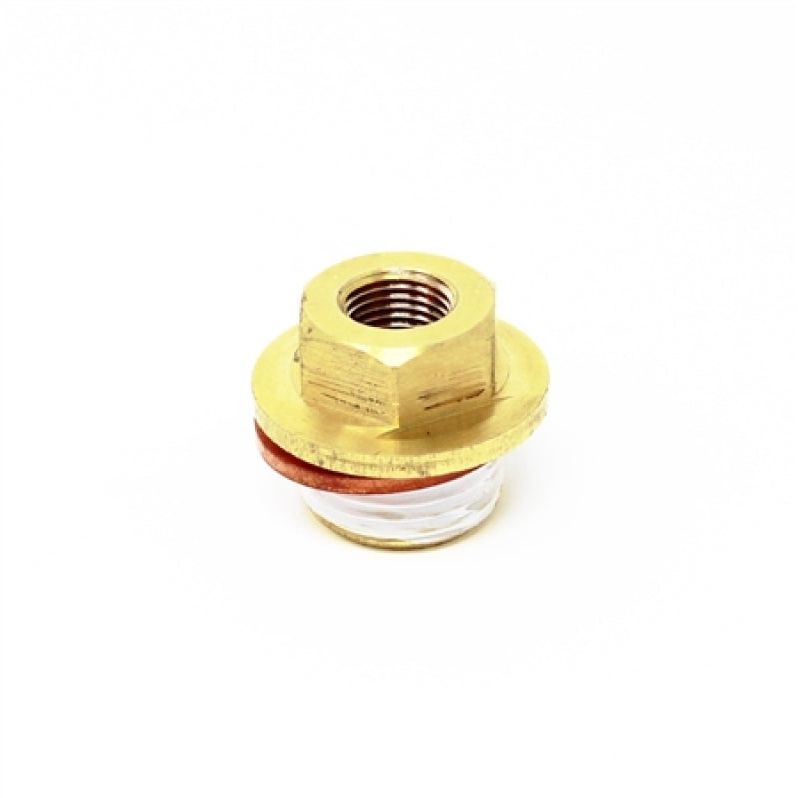 Torque Solution Oil Galley Plug: Subaru EJ20/EJ25 M18-1.5 to 1/8NPT Adapter-Fittings-Torque Solution-TQSTS-SU-609-SMINKpower Performance Parts