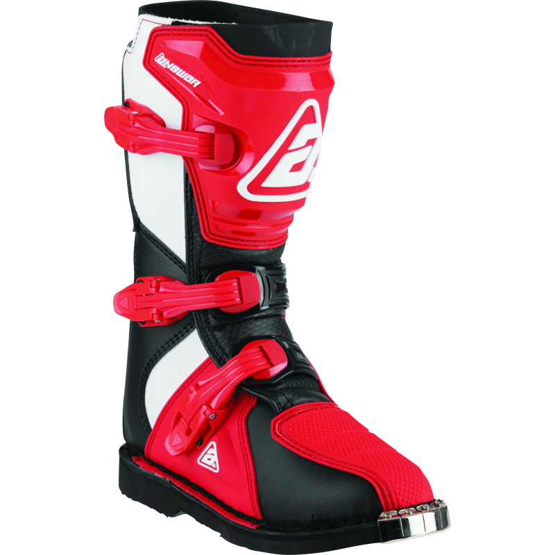 Answer AR1 Boot Black/Red Youth Size - 5-tuningsupply.com