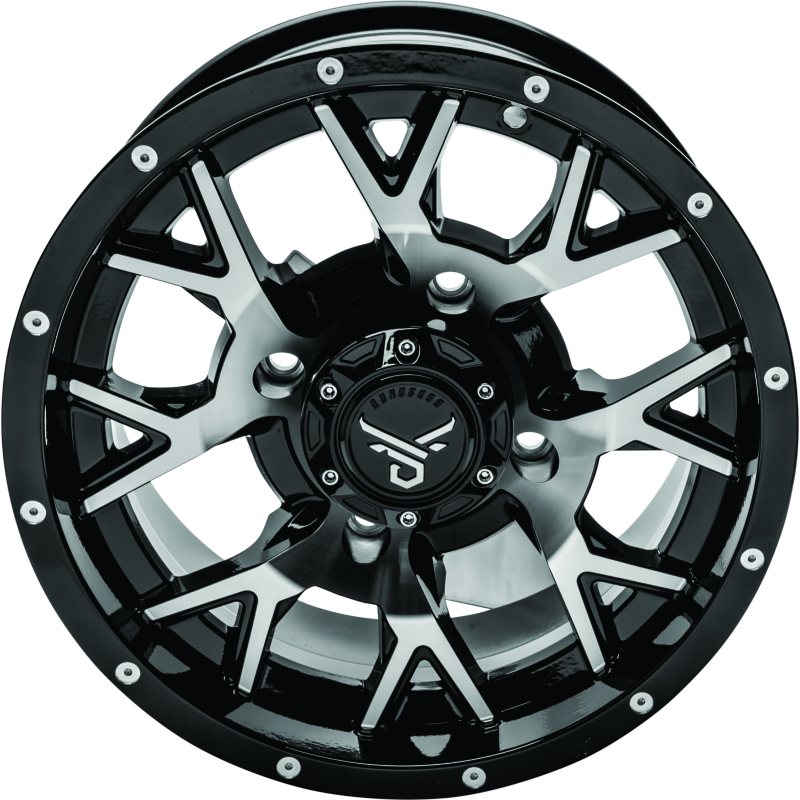 QuadBoss Barbwire 14X7 - 5+2 - 4/137 - Black Machined-tuningsupply.com