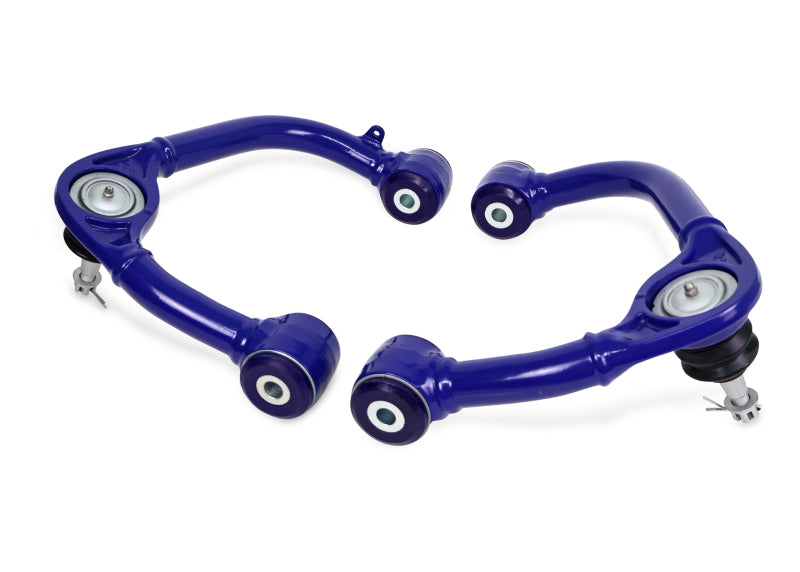 

Superpro TRC6675 - SPRTRC6675 - SuperPro 2021+ Ford F150 Fixed Offset Front Upper Control Arm Set - Shipped in Europe - Tuningsupply.com
