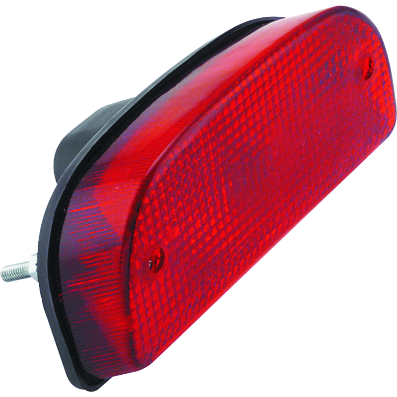 Bikers Choice Replacement Custom Fatbob Rear Taillight W/Red Lens-tuningsupply.com