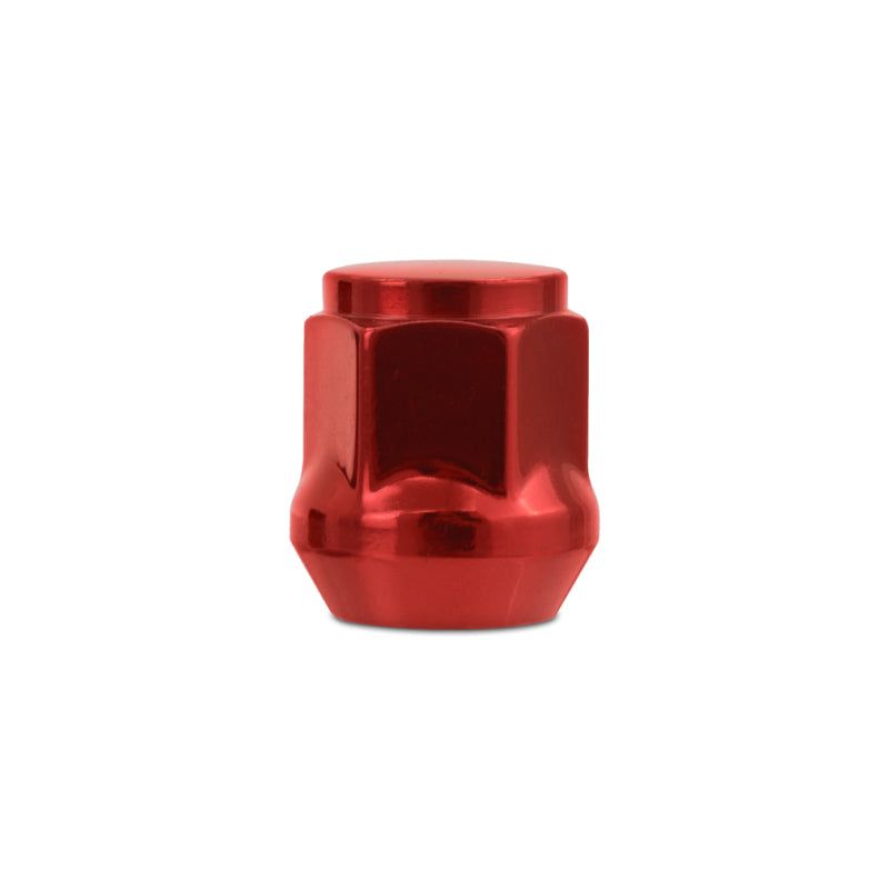 Mishimoto Steel Acorn Lug Nuts M14 x 1.5 - 32pc Set - Red-tuningsupply.com