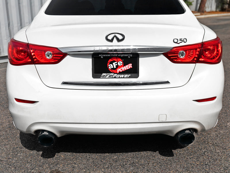 

aFe 49-36132NM-B - AFE49-36132NM-B - aFe Takeda 2.5in 304 SS Cat-Back Exhaust System w/ Black Tips 16-18 Infiniti Q50 V6-3.0L (tt) - Shipped in Europe - Tuningsupply.com
