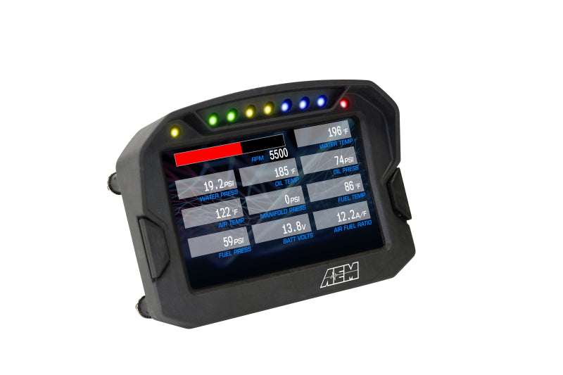 AEM CD-5LG Carbon Logging Digital Dash Display w/ Internal 10Hz GPS & Antenna-tuningsupply.com