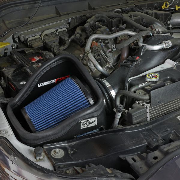 aFe MagnumFORCE Intakes Stage-2 P5R AIS P5R Ford Diesel Trucks 11-15 V8-6.7L (td)-tuningsupply.com