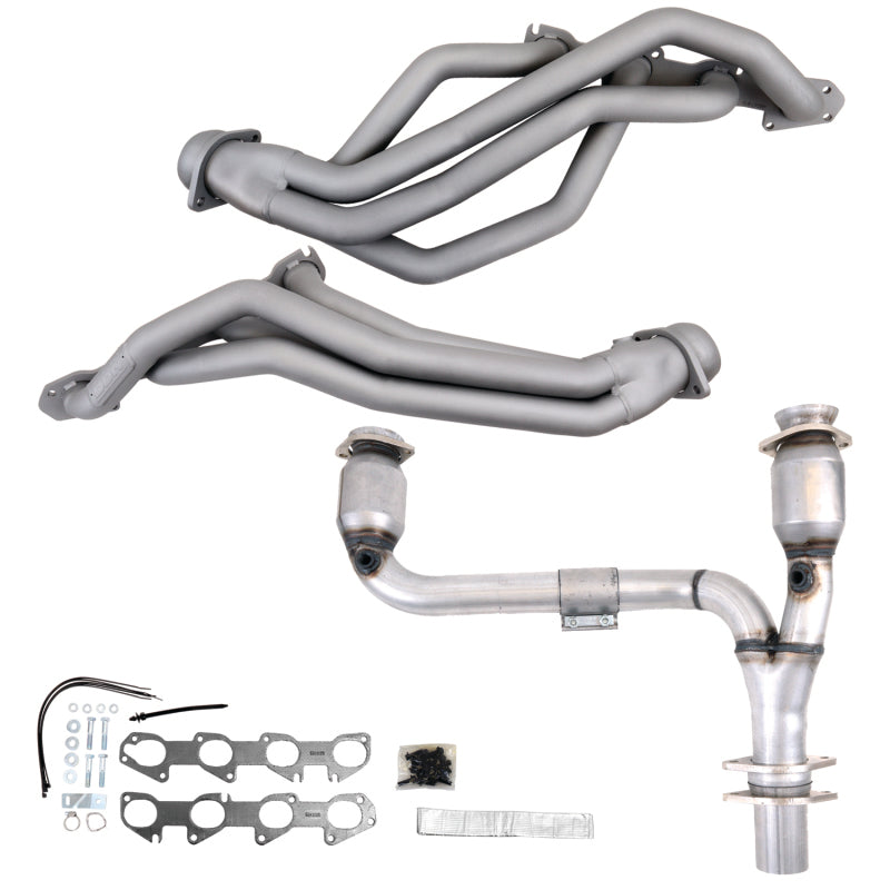 

BBK 19502 - BBK19502 - BBK 09-24 Ram 1500 Hemi 5.7L 1-3/4 Long Tube Headers w/High Flow Catted Y-Pipe (Ti Ceramic) - Shipped in Europe - Tuningsupply.com
