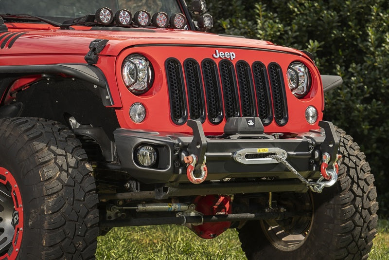 

Rugged Ridge  - RUG11549.11 - Rugged Ridge 07-18 Jeep Wrangler JK Arcus Front Bumper Set w/Tray & Hooks - Shipped in Europe - Tuningsupply.com
