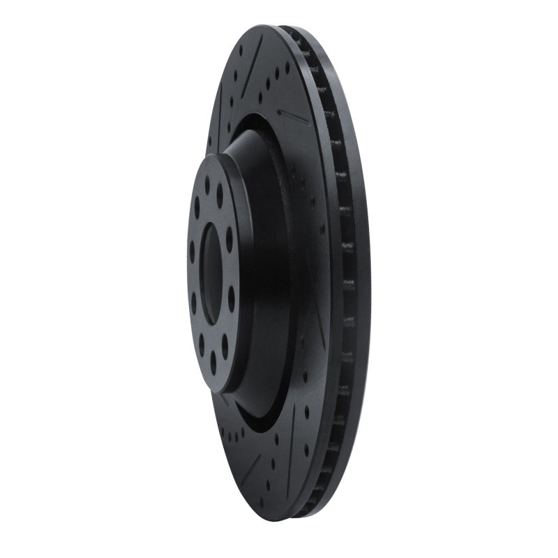

R1 Concepts 633-74030L - RNC633-74030L - R1 15-25 Volkswagen GTI Rear Left Drilled & Slotted Black Brake Rotor - Shipped in Europe - Tuningsupply.com
